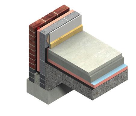 150 / 225** mm from bottom of wall insulation to top of insulation Insulation Below the Floor Screed Floor screed Kingspan Kooltherm Kingspan Kooltherm K103 Floorboard Concrete slab K106 or K108  150