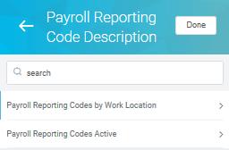 Click the add icon to add more payroll reporting codes.
