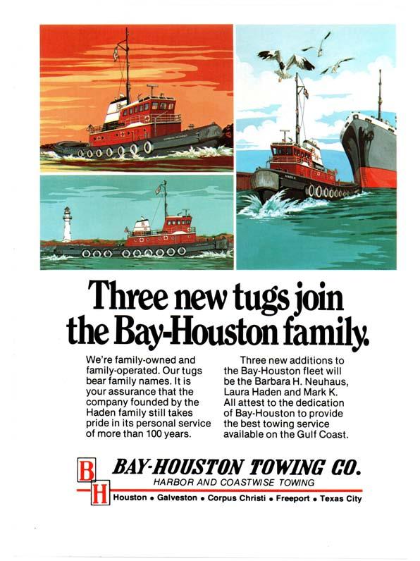 / Three new the Bay-Houston We re family-owned and family-operated. Our tugs bear family names.
