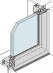 homeowners to be achieved (doors are suitable to heights of 2.7m) AWNING WINDOW This window frame and sash demonstrates the dual colour capability of the Designer Series ThermalHeart range.