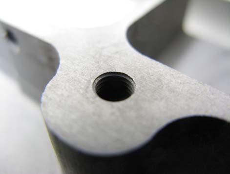 As part of this project we demonstrated the extraordinary machining possibilities with HB-Cesic.