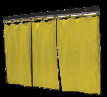 LEAD CURTAINS...ideal for areas with secondary or low-level radiation.