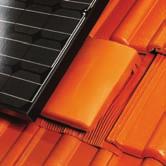 The flexibility of Venduct Universal Base Tiles provides problem-free weatherproof installation to the roof