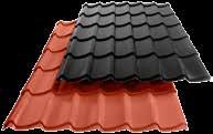 It is is also produced in resistant aluminium, and is especially suitable for houses exposed to our salty coastal winds. 01 Black 22 Dark Red Plannja Regent. Hot dip galvanized, painted sheet steel.