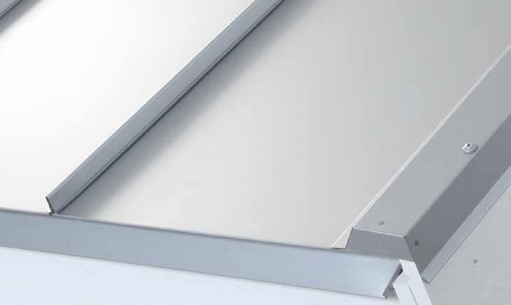 Flashing & fittings New gable flashing for Plannja Trend Window and roof flashings available in steel.