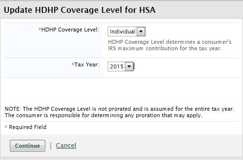 HDHP Coverage Level for HSA You also have the ability to view and edit the HDHP Coverage level of an employee on the Enrollments tab.