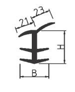 Type F, type F 28/30 Angle for joints in mouldings