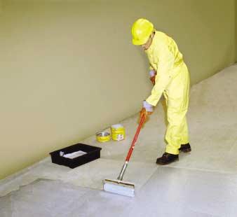 Sika Moisture Barrier Systems Acts as surface mounted D.P.