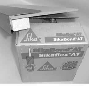 SikaBond AT- Universal SikaBond AT-Universal is a multi-purpose adhesive for the internal & external bonding and sealing of metal and other construction materials.