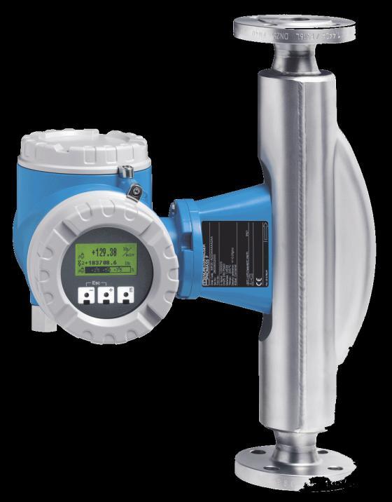 Mass Flow Meters Measures mass or weight.