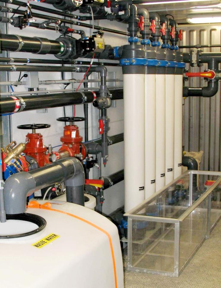 Ultrafiltration water treatment