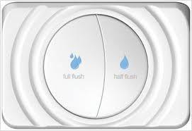 Water Conservation Dual-flush toilet: Two