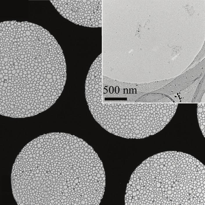 Journal of Nanotechnology 3 500 nm 100 μm 100 μm (a) (b) 500 nm 50 μm 100 μm (c) (d) Figure 2: Low magnification TEM images of ALD-Al2 O3 films with 2 nm thickness heated