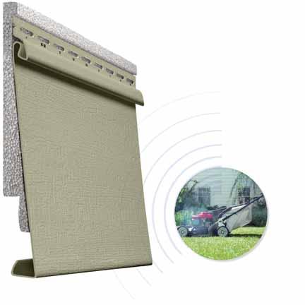 TrueComfort custom-contoured foam provides strength and rigidity, helps reduce heating and cooling costs and also serves as a barrier to sound infiltration.