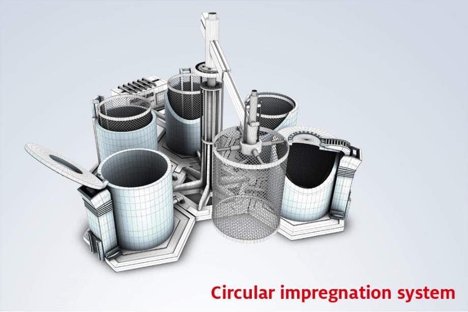 Henkel s Circular Impregnation System uses dry vacuum pressure to draw air out of all the voids in a part. Benefits of vacuum impregnation The advantages of vacuum impregnation are impressive.
