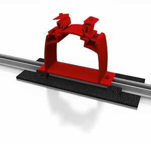 Alternative system variant: 1/4 clamping unit THE FOLLOWING GUIDELINES APPLY: T TThe system is approved for snow loads of up to 4 kn/m² and wind loads of up to 1.3 kn/m².