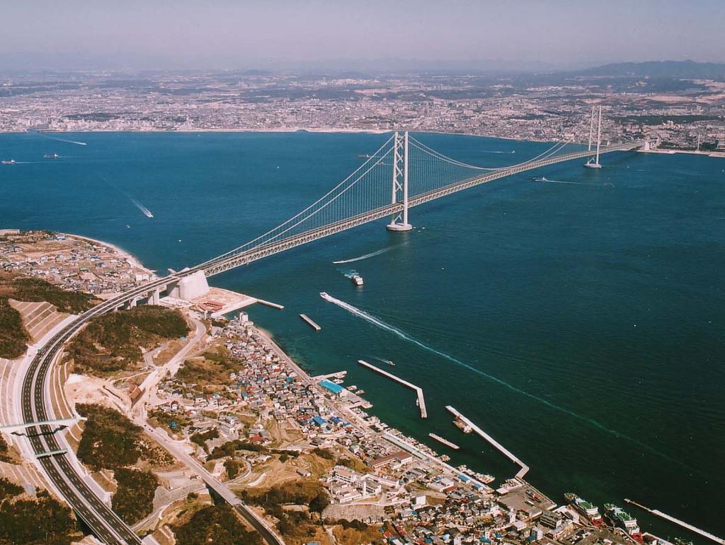Akashi Strait Bridge The World Longest Bridge In the static design, overturning was