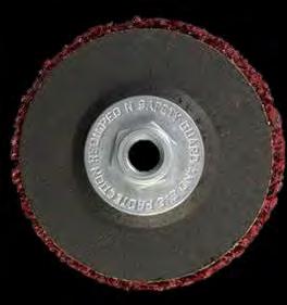 Abrasives CFIS MAROON STRIP DISC METAL DEVILS Scarlet Metal Devils GRIT QT 361-560 361-555 Coarse Coarse 4- X 7/8 4- X 5/8-11 CFIS BLACK STRIP