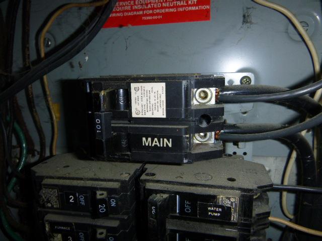 labeling the circuit breakers in the main electrical panel as
