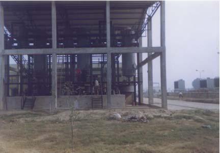 Fig. ISET Scrubber at UP Jal Nigam, Jajmau, Kanpur, India for Biogas from Sewage Treatment Plant Fig 3.