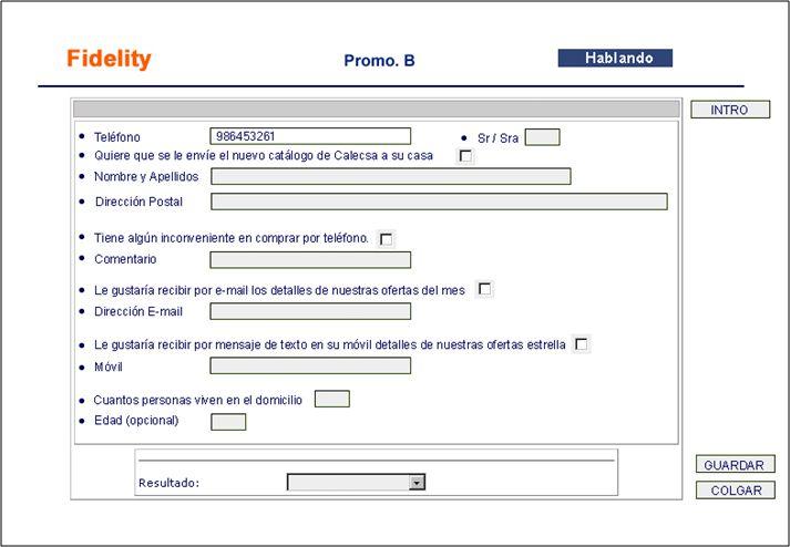 Web Forms Creation tool Customized Forms Fidelity is delivered with an intuitive and powerful tool which enables the creation of Web-based scripts, forms and questionnaires totally adapted to the