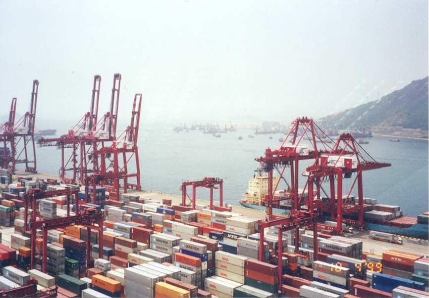 2 K.G. Murty et al. / Decision Support Systems xx (2004) xxx xxx Fig. 1. The container storage yard in a terminal with containers stored in columns or stacks of four to six containers.