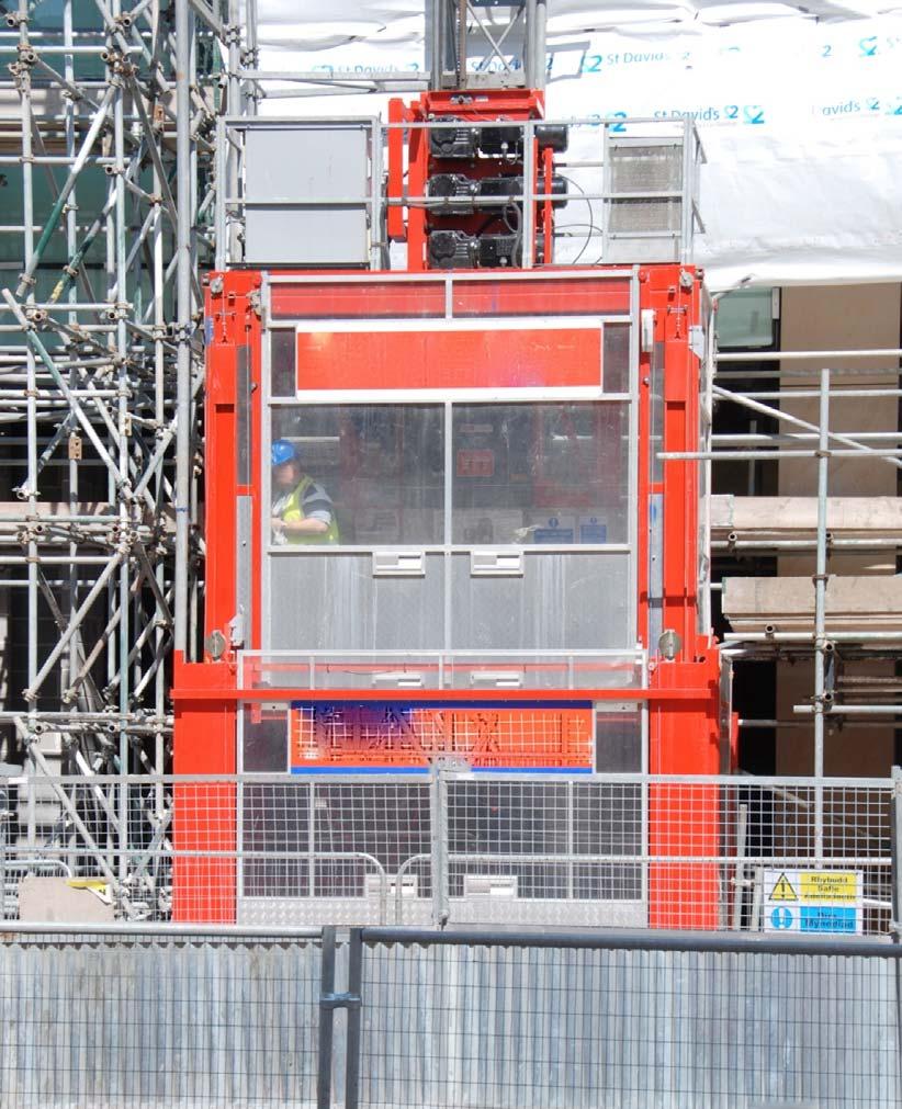 Enclosure A substantial enclosure should be erected at ground level around the hoist-way