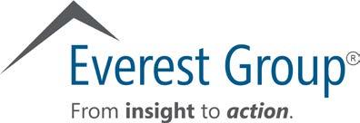 What sets Everest Group apart is the integration of deep sourcing knowledge, problemsolving skills and original research. Details and in-depth content are available at www.everestgrp.com.