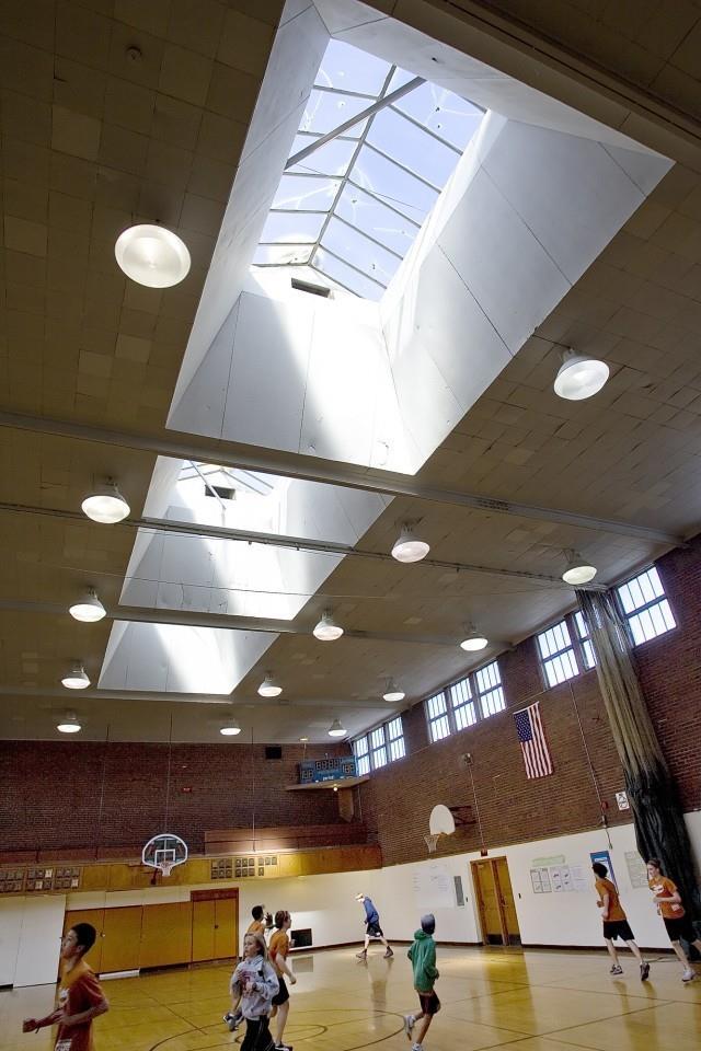 Minimum Skylight Area Exception: Skylights above daylight zones of enclosed spaces are not required in: 1. N/A 2. Spaces where the designed general lighting power densities are less than 0.5 W/ft 2.