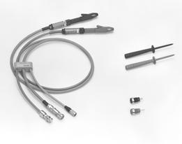 Option 16117B-003 Agilent 16117C low noise test leads Interlock, voltage source, and current sensing cables.
