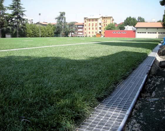 HORIZONTAL DRAINAGE SYSTEM FOR ARTIFICIAL TURF PITCHES
