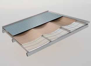 Commercial Metal Deck Roof Typical Design Detail Metal roof Kingspan AIR-CELL Insuliner Purlin Safety mesh Structural steel truss Figure 1 Warehouse metal deck roof installation Specification Guide
