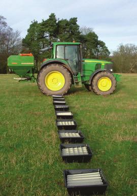 Accurate spreading All the work put into deciding which fertilisers or manures to use and how much to apply will be wasted if spreading is inaccurate.