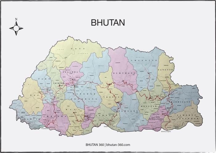 Bhutan is a small landlocked country in the Eastern Himalayas bordered by the People s Republic of China in the North and India on the other 3 sides.