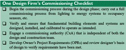 ASHRAE Green Guide Overview Content: Three Basic Sections Basics (Chapters 1 2) Design Process (Chapters 3 16) Post Design ASHRAE Green Guide Chapter 3 Commissioning - Why is this the 3 rd chapter in