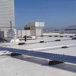 Variety of Support Options Height Adjustable Bridges rooftop gaps, structures or other utility pathways Angled Adapts to any roof pitch Multiple Level For stacking cable pathways Extends Life of