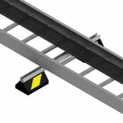 Bridge Series with or Channel Support with Membrane Designed as sleeper for HVAC units, cable pathways, roof walkways or other applications.