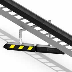Cable pathway is mounted to base with clamps and screws. Install on any roofing material or other flat surfaces. Adhere membrane to TPO or PVC roofing material to reduce wind lift.
