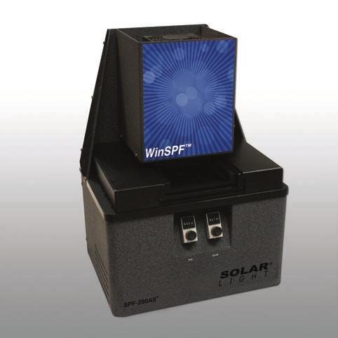 Software SPF Testing Analyzer System SPF-290AS Analyzer for In-Vitro SPF Testing The SPF-290AS is a recording UV spectrophotometer designed and optimized for the determination of SPF values on a