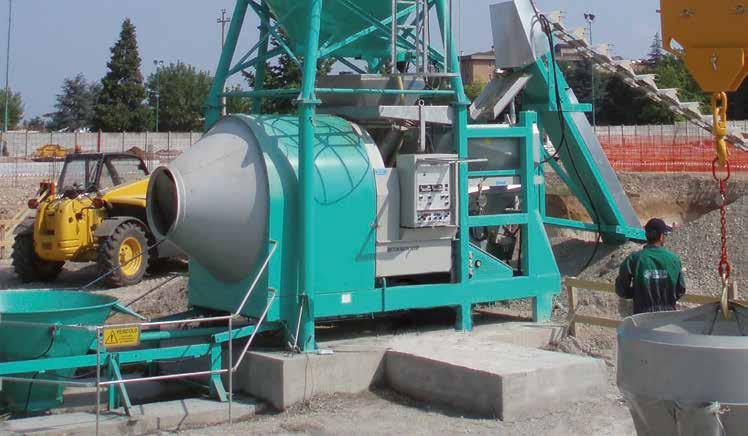 MAIN FEATURES CERTIFIED WEIGHING SYSTEM Weighing of concrete and of aggregates is carried out using CERTIFIED weighing equipment: batching takes