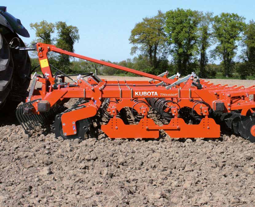 HEAVY-DUTY SEEDBED TH4000F ZONE 1: LEVELLING A straight levelling board adjustable by ZONE