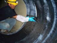 QuakeWrap Liner Installation: Facts continued Steel Pipes for