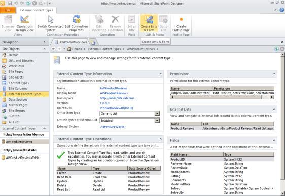 Unlock the value of your enterprise data The second group of capabilities in SharePoint Composites is actually one of the most exciting new features in SharePoint 2010.
