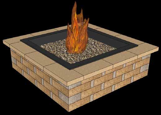 TABLE OF CONTENTS CRESTONE STRAIGHT FIRE PIT DIMENSIONS PREPARE: Materials List Tool Check List Foundation Guidelines 2 3 3 4 8 36 Ring ASSEMBLE: Level 1 - Level 3 Level 4 - Level 6 5 6 1 4 ENJOY: