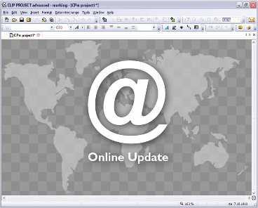 The online update immediately provides the user with new products and program