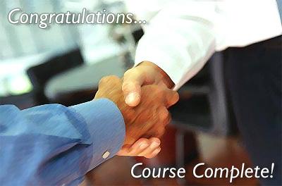 Exam You have now completed the learning portion of the course.