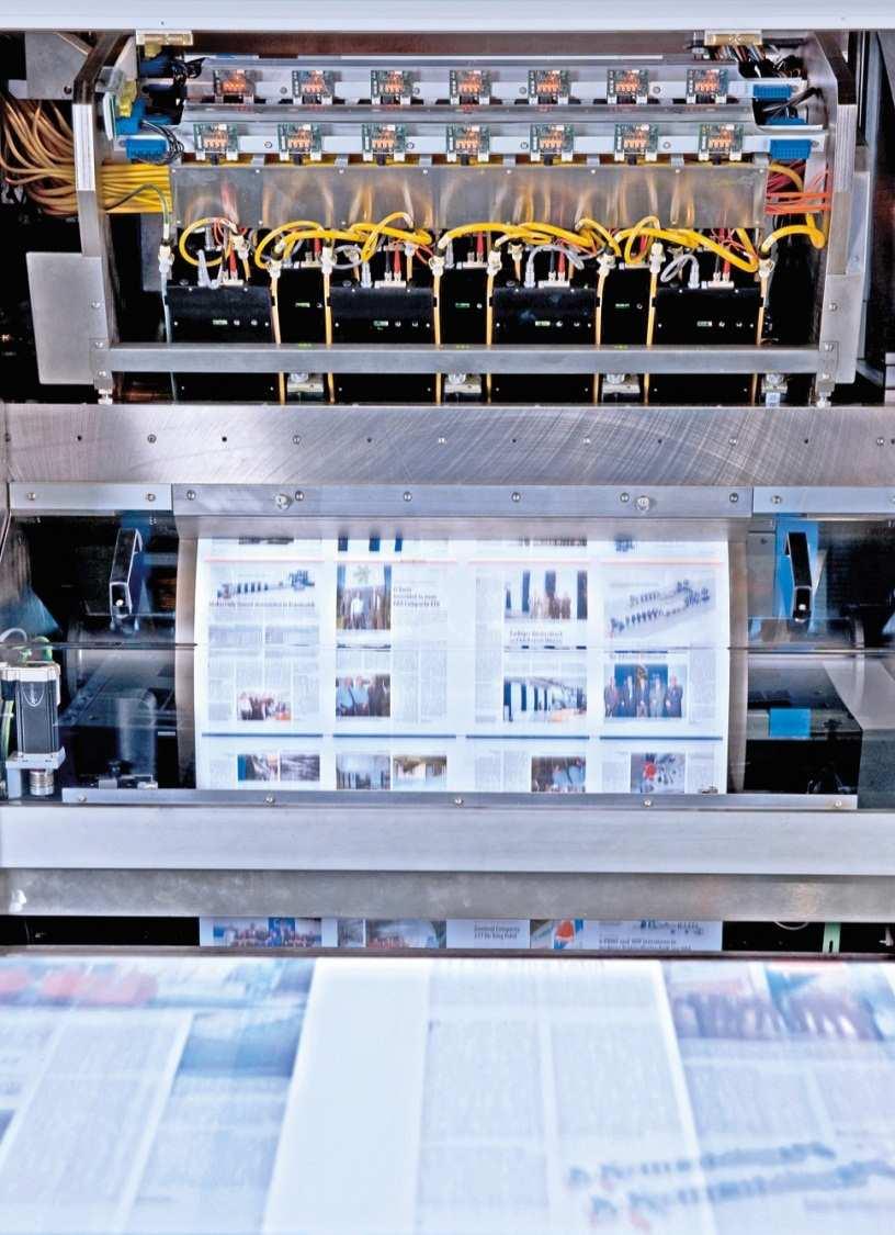 New business line: inkjet digital printing High-volume KBA RotaJET 76 digital press Direct entry into future market with an own product Digital flexibility with industrial performance and a high