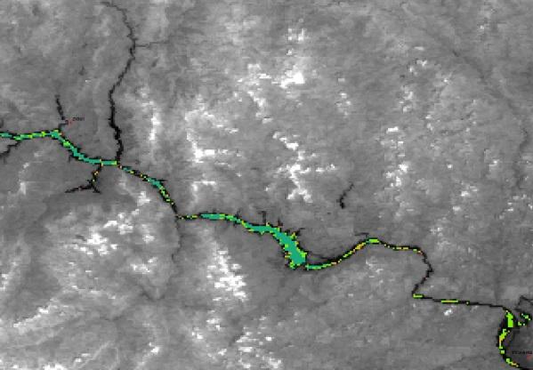 data along the Yangtze river