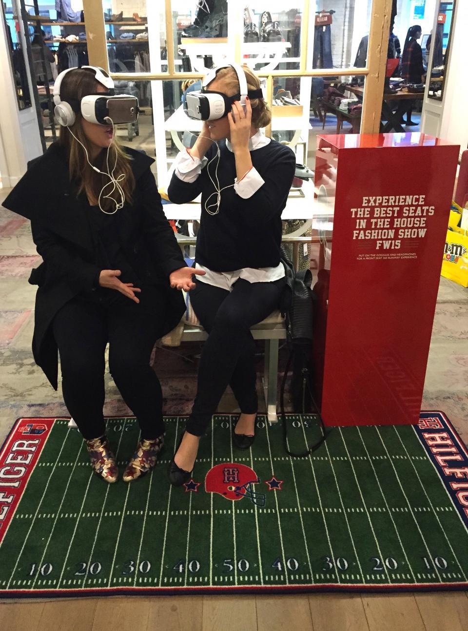 Tommy Hilfiger introduced a virtual reality shopping experience at selected stores to watch Fall 2015 Hilfiger Collection runway show Tommy Hilfiger introduced