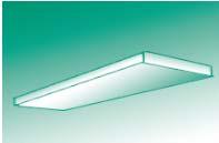 Ceiling finish must be white and unobstructed 34 * 41 * Advanced Recessed Fluorescent s 1x4, 2x2, or 2x4 Industrial/Commercial Fluorescent s 4 ft. and 8ft.